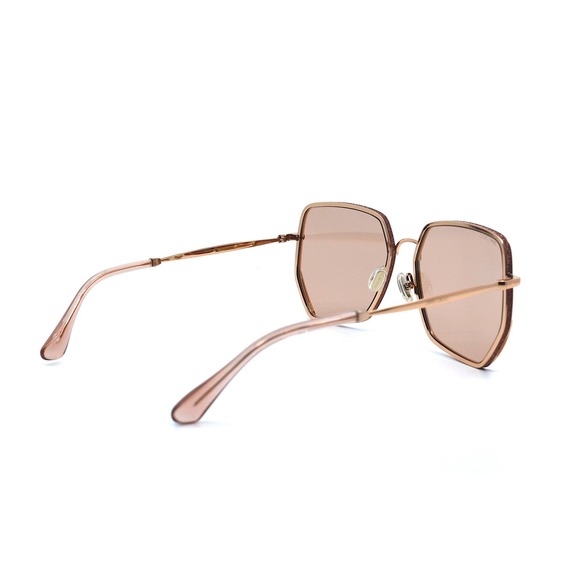 JIMMY CHOO ALINE/S EYR ROSE GOLD NUDE AUTHENTIC SUNGLASSES - Picture 6 of 13